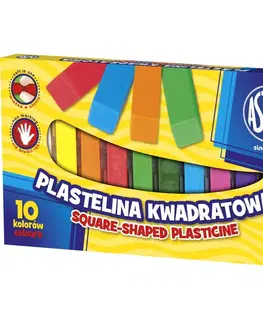 Hračky ASTRA - Plastelína hranatá 10 farieb, 303115006