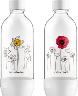 Výrobníky sody Fľaša JET SodaStream Kvety 2 x1 l