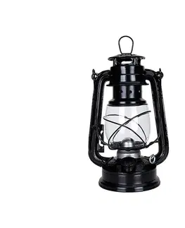 Záhradné lampy Brilagi Brilagi - Petrolejová lampa LANTERN 24,5 cm čierna 