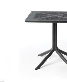 Stoly ClipX stôl 80x80 cm Antracite
