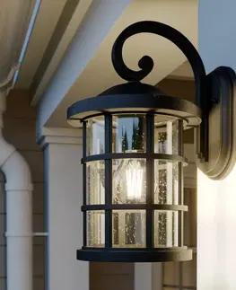 Vonkajšie nástenné svietidlá Lindby Lindby Ankea vonkajšie svietidlo, výška 36,5 cm
