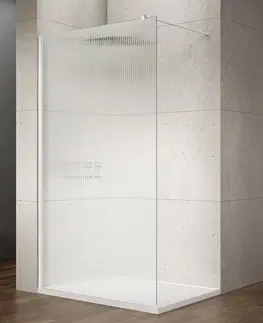 Sprchové dvere GELCO - VARIO WHITE jednodielna sprchová zástena na inštaláciu k stene, sklo nordic, 1400  GX1514-07