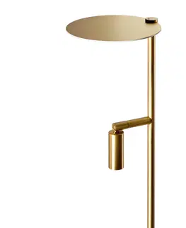 Stolové lampy Carpyen LED lampa Kelly, svetlá nastaviteľné, zlatá/zlatá