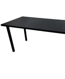 Moderné kancelárske stoly Písací Stôl Pre Hráča 136x66x18 Model 0 čierna Low