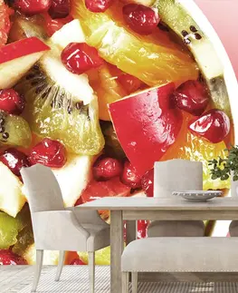 Tapety jedlá a nápoje Fototapeta letný ovocný šalát
