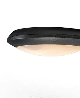 Vonkajsie stropne svietidla Stropné svietidlo čierne s pohybovým senzorom IP65 - Umberta