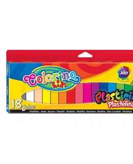 Kreatívne a výtvarné hračky PATIO - Colorino plastelína 18 farieb