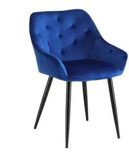 Stoličky Jedálenské kreslo K487 Modrá