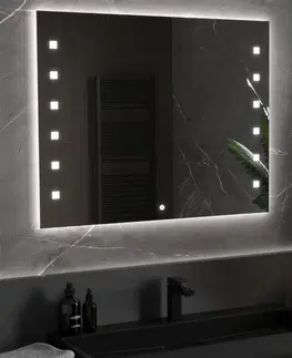 Kúpeľňa MEXEN - Ner zrkadlo s osvetlením 100 x 80 cm, LED 600 9809-100-080-611-00