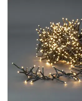 Vianočné dekorácie   CLCS576 - LED Vonkajšia vianočná reťaz 576xLED/7 funkcií 7,2m IP44 teplá biela 