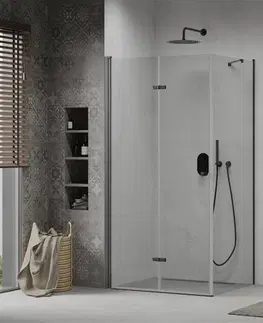 Sprchovacie kúty MEXEN/S - LIMA sprchovací kút 90x110, transparent, čierna 856-090-110-70-00