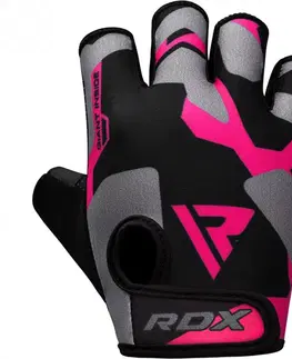 Rukavice na cvičenie RDX Fitness rukavice Sumblimation F6 Pink  L