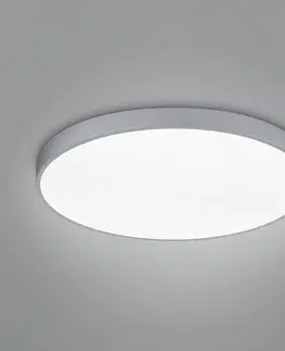 Stropné svietidlá Trio Lighting LED stropné svietidlo Waco, CCT, Ø 75 cm, titán