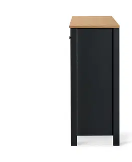 Dressers Vysoká komoda »Clara«, čierna