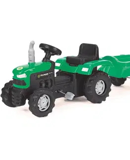 Detské vozítka a príslušenstvo Buddy Toys Šlapací traktor s vozíkem BPT 1013 