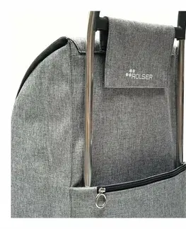 Nákupné tašky a košíky Rolser Nákupná taška na kolieskach Jolie Tweed RG2, sivá