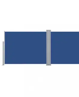 Bočné markízy Zaťahovacia bočná markíza 140x600 cm Dekorhome Modrá