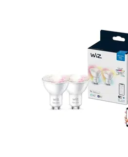 Žiarovky WiZ SADA 2x LED RGBW Stmievateľná žiarovka PAR16 GU10/4,7W/230V 2200-6500K Wi-Fi - WiZ 
