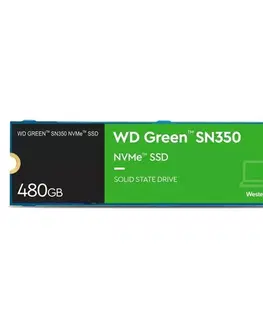 Pevné disky WD Green SN350 SSD 250GB M.2 NVMe Gen3 24001500 MBps WDS250G2G0C