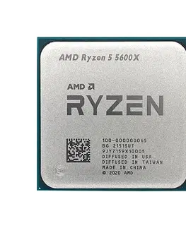 Procesory AMD Ryzen 5 5600X Procesor (až 4,6GHz  35MB  65W  SocAM4) Tray bez chladiča 100-000000065