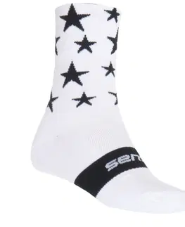 Dámske ponožky Ponožky SENSOR Stars bielo-čierne