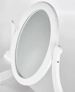 Toaletné stolíky HALMAR Sara toaletný stolík s taburetkou biela