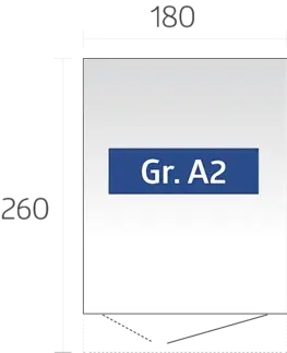 AVANTGARDE Biohort Záhradný domček BIOHORT Avantgarde ECO A2 180 × 220 cm (sivý kremeň metalíza)