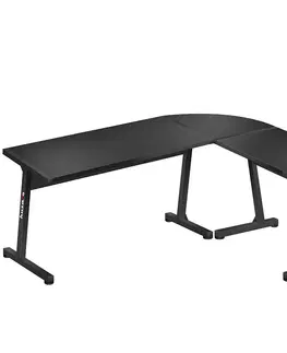 Moderné kancelárske stoly Písací stôl pre hráča HZ-Hero 6.0 black