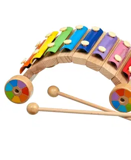 Hudobné hračky LUCY & LEO - 245 Dúhový xylofón - hudobný nástroj