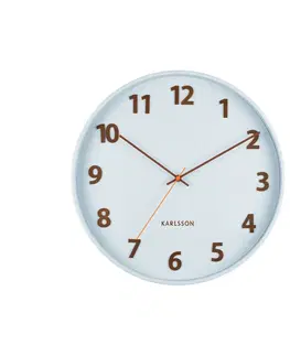 Hodiny Karlsson 5920LB dizajnové nástenné hodiny 40 cm