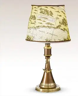 Stolové lampy Cremasco Stolná lampa Laguna, námorný dizajn 48 cm