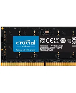 Pamäte Crucial 32 GB DDR5-5600 UDIMM CL46 (16 GB) Operačná pamäť CT32G56C46S5