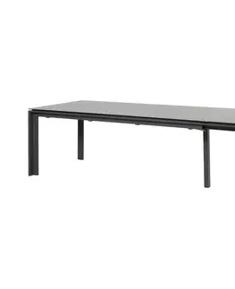 Stoly Optimum rozťahovací jedálenský stôl antracit 220-340 cm