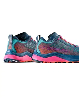 Dámska obuv Dámske trailové topánky  La Sportiva Jackal II Woman Hibiscus/Malibu Blue - 39
