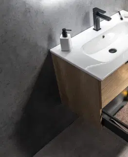 Kúpeľňa SAPHO - CIRASA umývadlová skrinka 79,8x52x46cm, dub Alabama CR801-2222