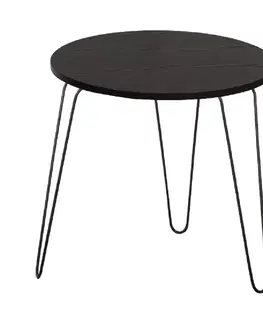 Konferenčné stolíky Príručný stolík, čierny dub/čierna, RONIN
