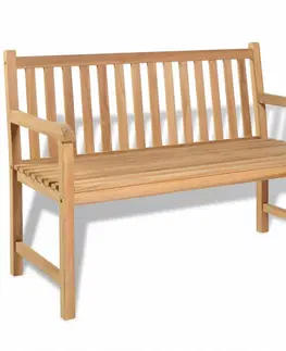Záhradné lavice Záhradná lavička 120 cm z teakového dreva