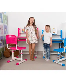 Detské stoly a stoličky Rastúci detský stôl a stolička ALEXIS Modrá
