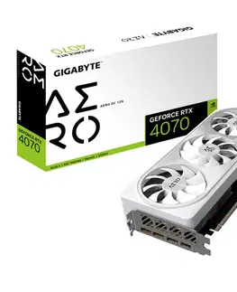Grafické karty GIGABYTE GeForce RTX 4070 12G OC AERO Grafická karta GV-N4070AERO OC-12GD
