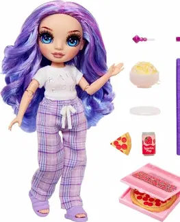 Hračky bábiky MGA - Rainbow High Junior Fashion bábika - Violet Willow