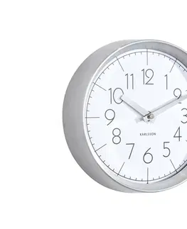 Hodiny Dizajnové nástenné hodiny 5637WH Karlsson 22cm