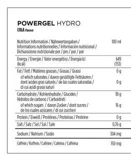 činky Energetický gél Hydro Cola 67 ml