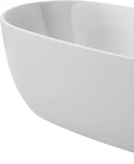 Vane DEANTE - Alpinia biela - Akrylátová vaňa, voľne stojaca, oválna - 170 cm KDU_017W