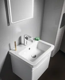 Kúpeľňa SAPHO - ELLA umývadlová skrinka 46,5x39x38,5cm s umývadlom CITY, biela (70050) EL050-3030-01