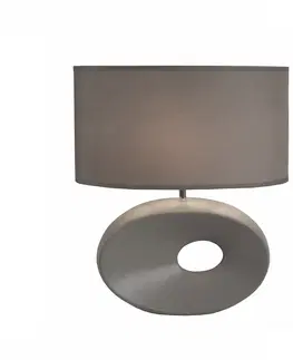 Stolné lampy KONDELA Qenny Typ 11 stolná lampa sivá