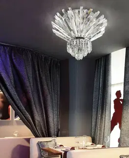 Stropné svietidlá Patrizia Volpato Krištáľové stropné svietidlo Cristalli 60 cm
