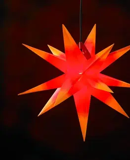 Vianočné svetelné hviezdy STERNTALER 18-cípa XL plastová hviezda exteriér – dvojfarebná