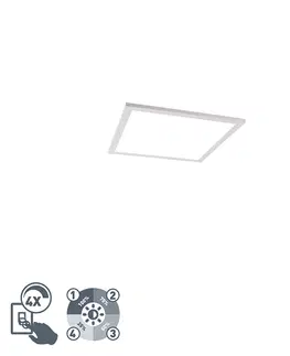 Stropne svietidla Stropná lampa biela 40 cm vrátane LED 4-stupňového stmievania - Liv