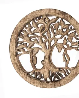 Drobné dekorácie a doplnky Strom života mangové drevo 26,5 cm