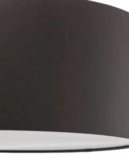 Stropné svietidlá Hufnagel Kávovo-hnedé stropné svietidlo Mara, 40 cm